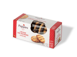 Poppies Belgian Chocolate Coconut Macaroons 7.8oz 12ct